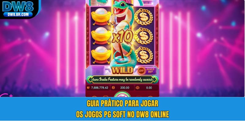 Guia prático para jogar os jogos PG Soft no DW8 online