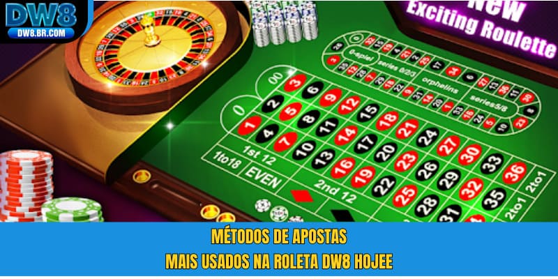 Métodos de apostas mais usados na Roleta DW8 hojee