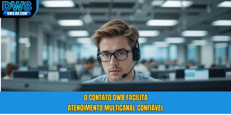 O contato DW8 facilita atendimento multicanal confiável
