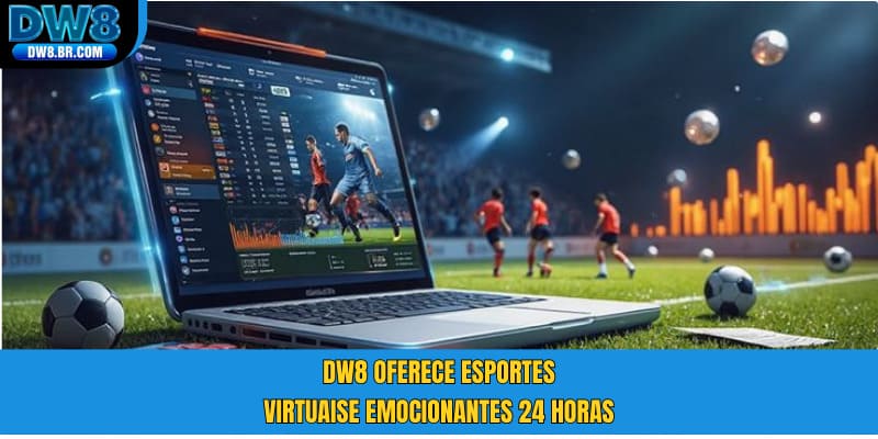 DW8 oferece esportes virtuais emocionantes 24 horas