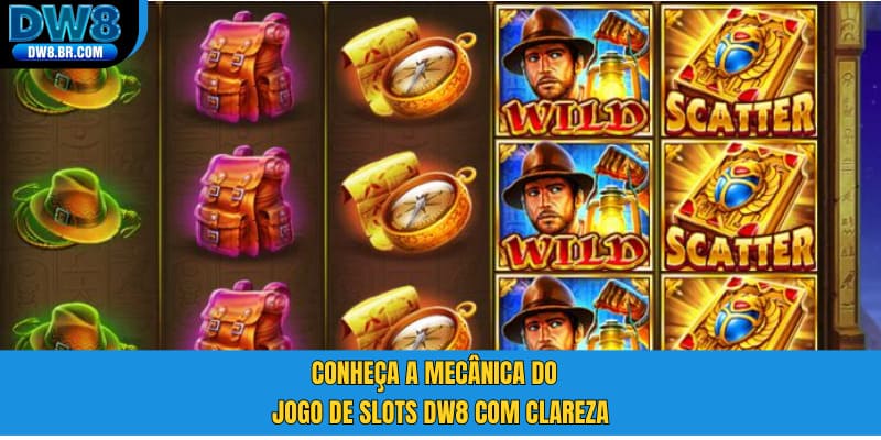 Conheça a mecânica do jogo de slots DW8 com clareza