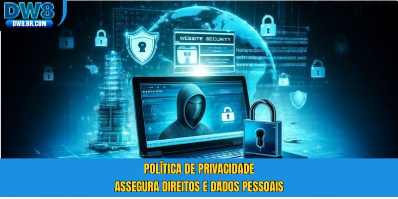 Política de privacidade assegura direitos e dados pessoais